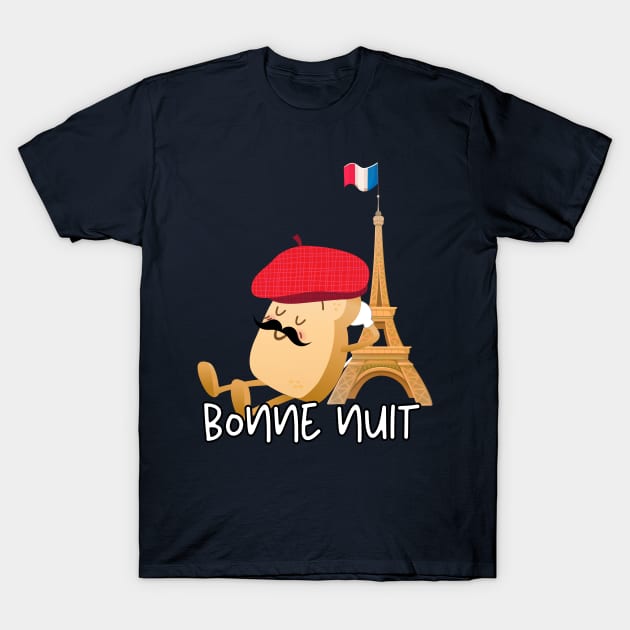 Baguette sleeping on Eiffel tower T-Shirt by ProLakeDesigns